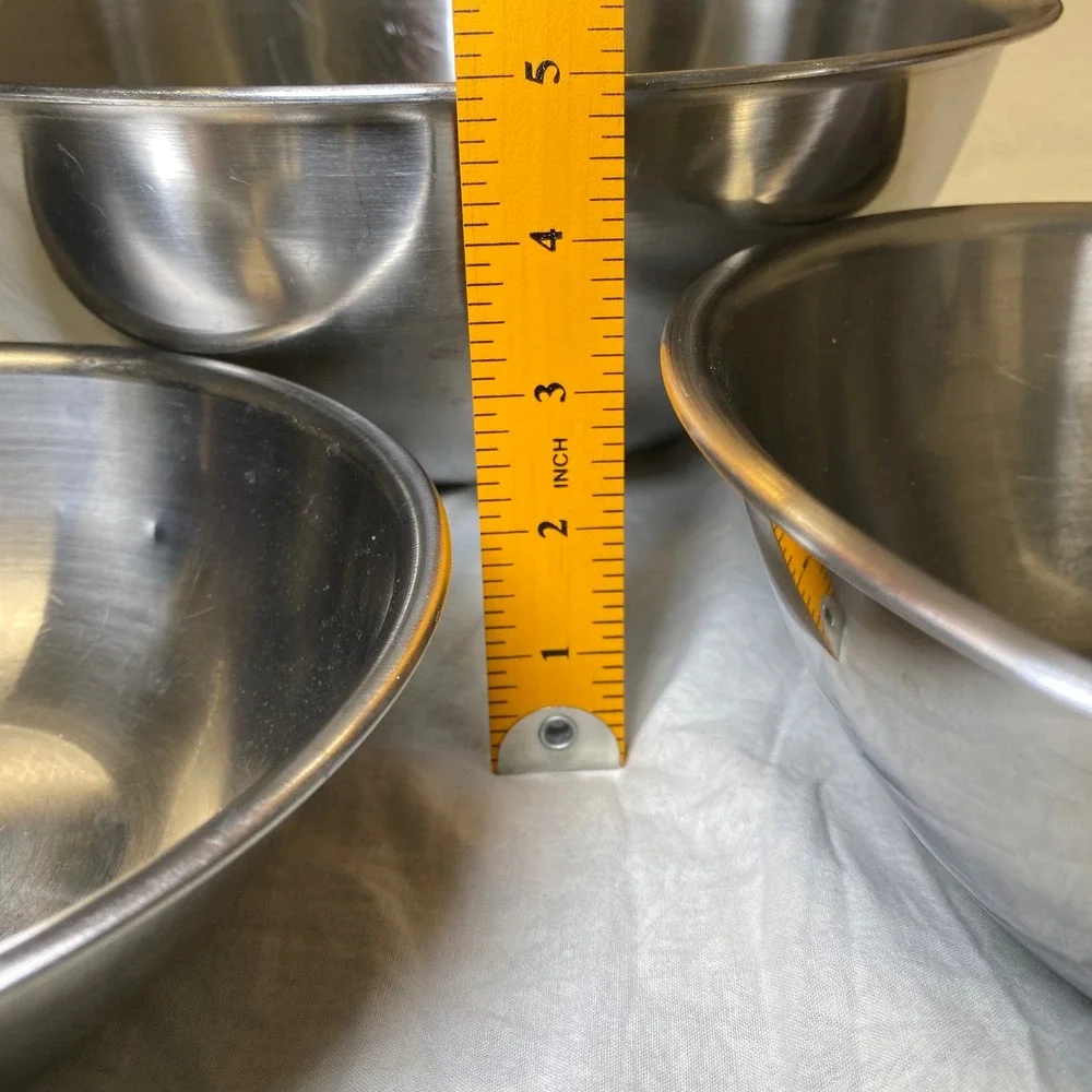 3 Pc Stainless Steel Mixing Bowl Set Korea 13.5